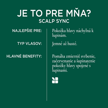 Biolage ScalpSync šampón proti lupinám
