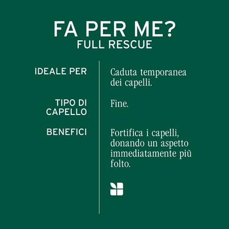 Biolage Full Rescue maschera per la densità dei capelli e proteggerli dalla fragilità