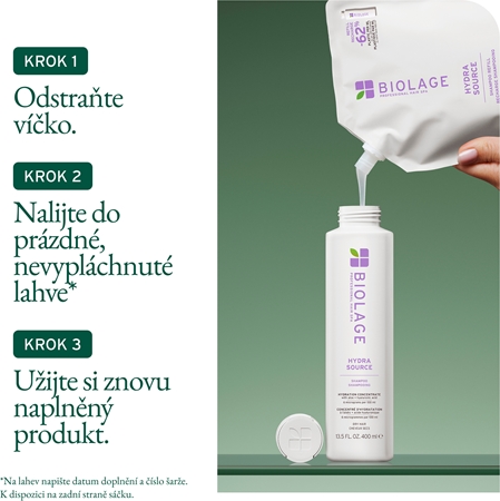 Biolage Essentials HydraSource Refill šampon pro suché vlasy