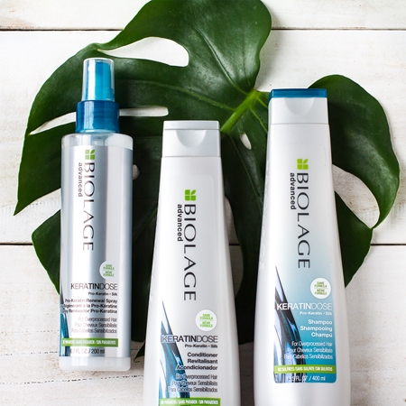 Biolage Advanced Keratindose spray renovador para cabelo sensível