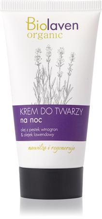 Biolaven Face Care crema de noche rejuvenecedora para pieles sensibles
