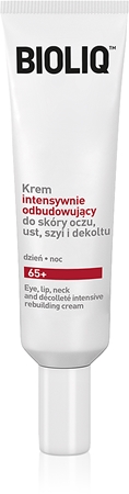 Bioliq 65+ creme intensivo regenerador para rosto e decote