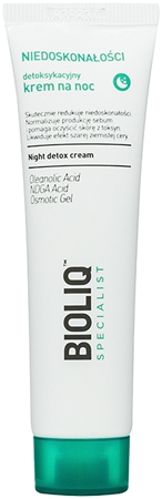 Bioliq Specialist Imperfections Creme noturno detox com efeito hidratante