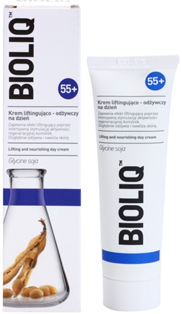 Bioliq 55+ θρεπτική κρέμα με ανυψωτική επίδραση για έντονη αποκατάσταση και σύσφιξη επιδερμίδας