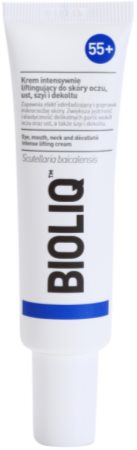 Bioliq 55+ creme de lifting intensivo para a pele delicada do cortorno de olhos, lábios , pescoço e decote