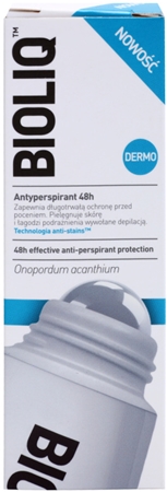 Bioliq Dermo antiperspirant roll-on za občutljivo in depilirano kožo