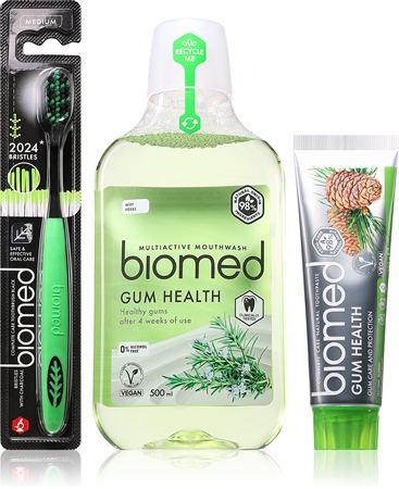 Biomed Gum Health Set sada zubnej starostlivosti pre citlivé ďasná