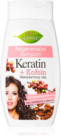Bione Cosmetics Keratin + Kofein regeneráló sampon