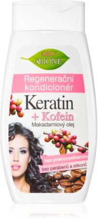 Bione Cosmetics Keratin + Kofein odżywka regenerująca do włosów