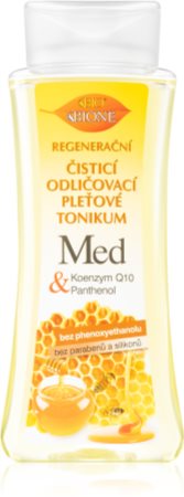 Bione Cosmetics Honey + Q10 regenerační čisticí tonikum