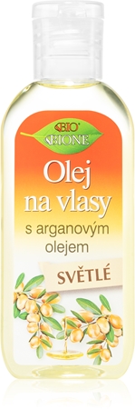 Bione Cosmetics Keratin + Arganový olej olej pro světlé odstíny vlasů