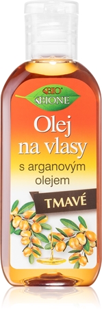 Bione Cosmetics Keratin + Arganový olej olej pro tmavé odstíny vlasů