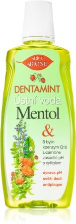 Bione Cosmetics Dentamint Menthol vodica za usta