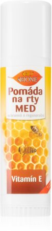 Bione Cosmetics Honey + Q10 ochranná a regenerační pomáda na rty s vitamínem E
