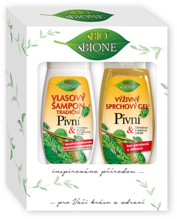 Bione Cosmetics Pivní dárková sada (do sprchy)