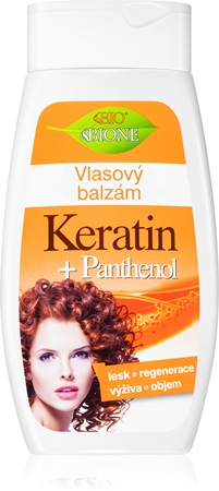 Bione Cosmetics Keratin + Panthenol regenerierender Balsam für das Haar