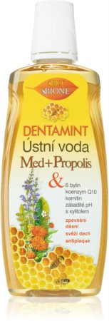 Bione Cosmetics Dentamint Honey + Propolis apă de gură