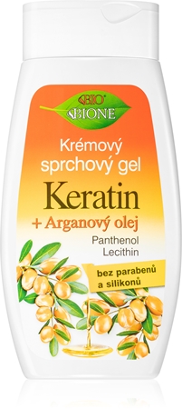Bione Cosmetics Keratin + Argan dušo želė su arganų aliejumi