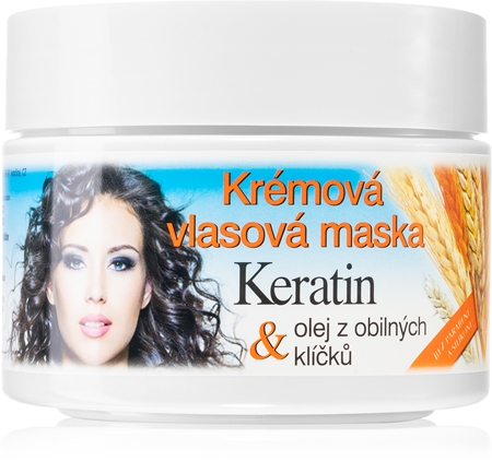 Bione Cosmetics Keratin + Grain Creme-Maske für alle Haartypen
