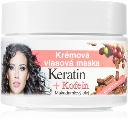 Bione Cosmetics Keratin + Caffeine Cream Mask for hair