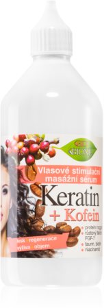 Bione Cosmetics Keratin + Kofein sérum pro růst vlasů a posílení od kořínků