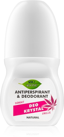Bione Cosmetics Cannabis kuličkový deodorant roll-on s vůní růží