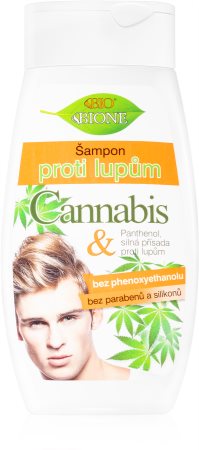Bione Cosmetics Cannabis šampón proti lupinám pre mužov