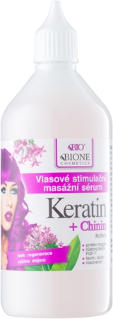 Bione Cosmetics Keratin + Chinin Stimulating Serum for Hair