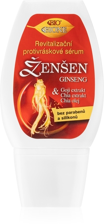 Bione Cosmetics Ginseng Goji + Chia ревитализиращ серум за лице