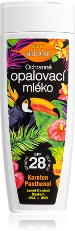 Bione Cosmetics Bio Sun Päikesekaitsepiim näole ja kehale keskmine päikesekaitse