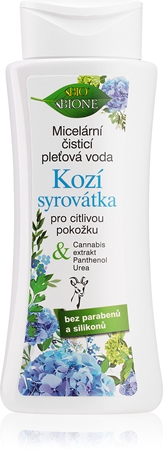 Bione Cosmetics Kozí Syrovátka água micelar para uma limpeza suave para pele sensível