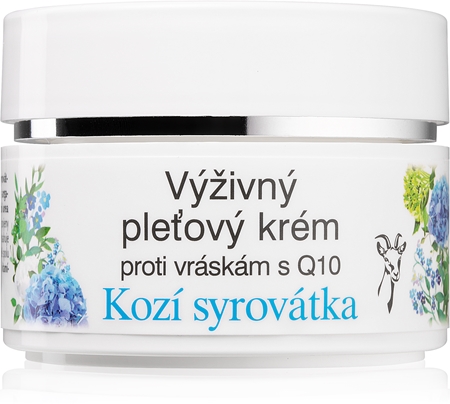 Bione Cosmetics Kozí Syrovátka κρέμα προσώπου κατά των ρυτίδων με συνένζυμο Q 10