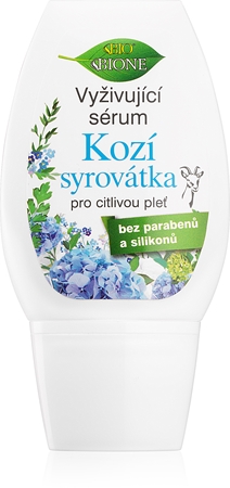 Bione Cosmetics Kozí Syrovátka vyživující sérum pro obnovu hutnosti pleti pro citlivou pleť