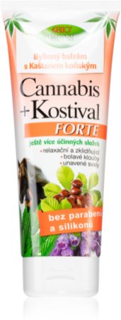 Bione Cosmetics Cannabis Kostival Forte bylinný fluid na svaly, klouby a vazy