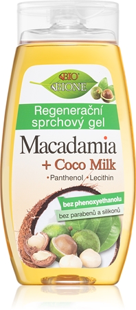 Bione Cosmetics Macadamia + Coco Milk gel doccia rigenerante