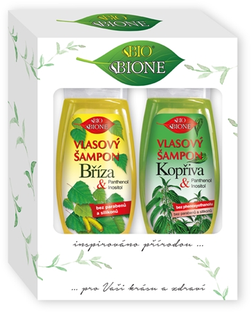 Bione Cosmetics Bříza & Kopřiva Set (för hår)