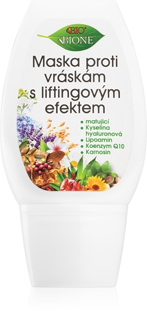 Bione Cosmetics Bio przeciwzmarszczkowa maseczka do twarzy z efektem liftingującym