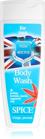 Bione Cosmetics Men Spice Mentol + Cannabis sprchový gel pro muže