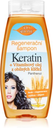 Bione Cosmetics Keratin + Grain regeneráló sampon minden hajtípusra