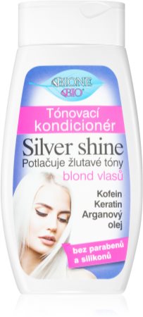 Bione Cosmetics Silver Shine Återfuktande balsam som neutraliserar gula skuggor