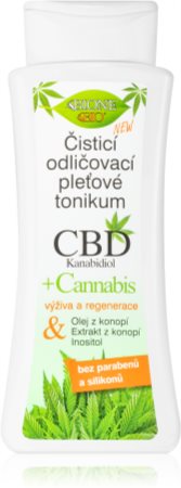 Bione Cosmetics Cannabis CBD tónico facial de limpeza com CBD