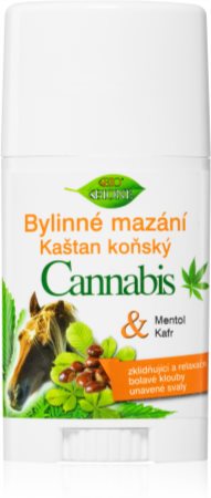 Bione Cosmetics Cannabis + Kaštan Koňský konopné mazání v tyčince