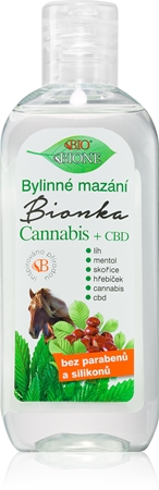 Bione Cosmetics Bionka herbal solution in alcohol for muscles and