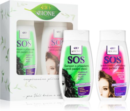 Bione Cosmetics SOS σετ δώρου (για την αντιμετώπιση της τριχόπτωσης)