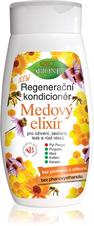 Bione Cosmetics Medový Elixír regeneračný kondicionér na vlasy