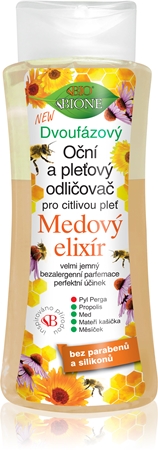 Bione Cosmetics Medový Elixír dvoufázový odličovač na obličej a oči