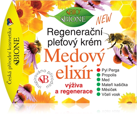 Bione Cosmetics Medový Elixír regeneračný pleťový krém