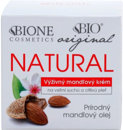 Bione Cosmetics Almonds crema extra nutritiva para pieles muy secas y sensibles