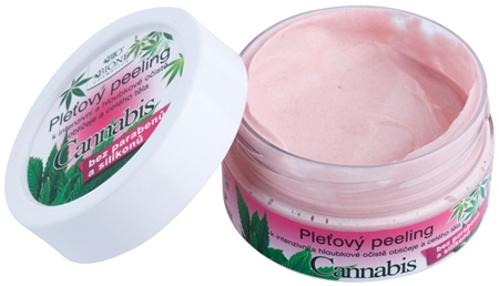Bione Cosmetics Cannabis pleťový peeling na obličej a tělo