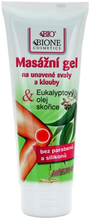 Bione Cosmetics Care загряващ масажен гел за мускули и стави